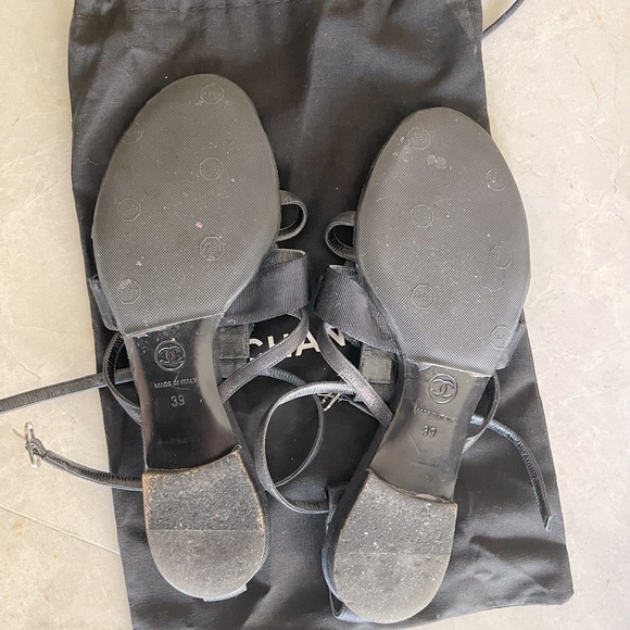 Chanel Embellished Sandals 39 - Picture 9 of 9